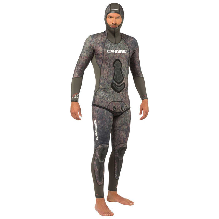 Giacca in neoprene da pesca Seppia Ultraspan Uomo 5mm Camo M-3 Cressi LE468203