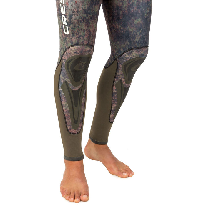 Fishing Wetsuit Bottom Seppia Ultraspan Man 7mm Camo S-2 Cressi LE468502
