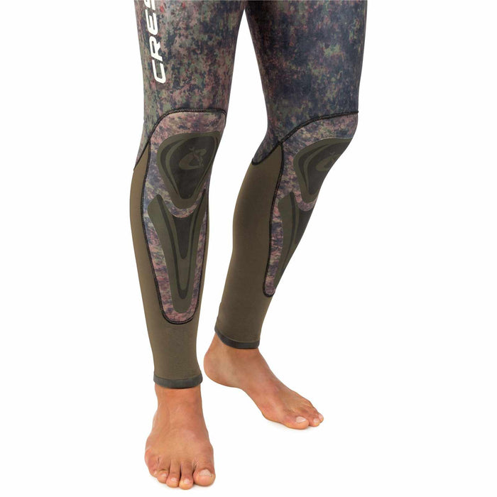 Fishing Wetsuit Bottom Seppia Ultraspan Man 7mm Camo XXL-6 Cressi LE468506