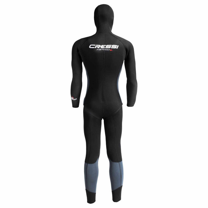 Wetsuit Fisterra Lc 5mm Black-Grey S-2 Cressi LK489002