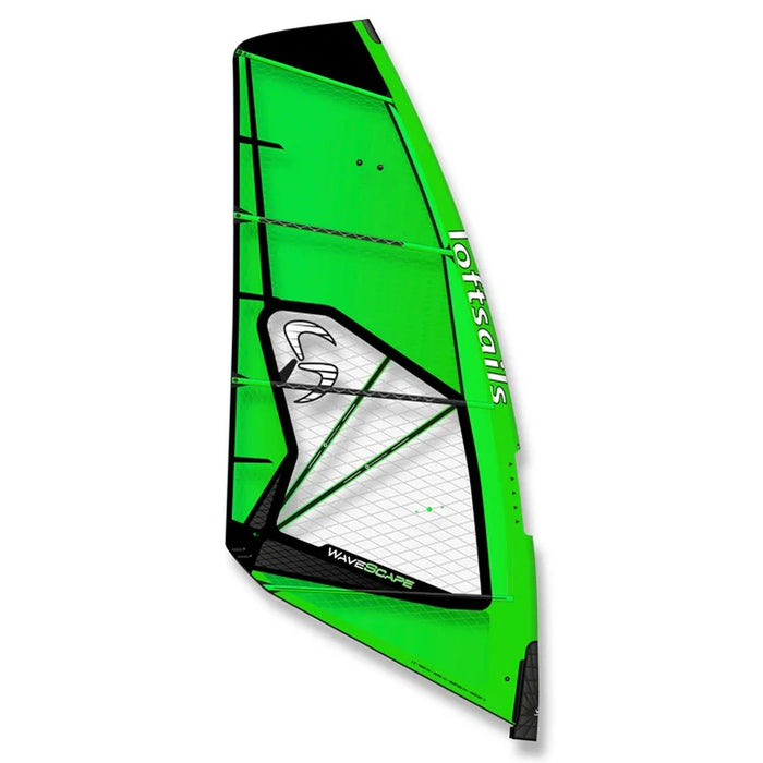 Voile de planche à voile Wavescape Verte 2024-25 Taille 5.7 Loftsails LS060012400