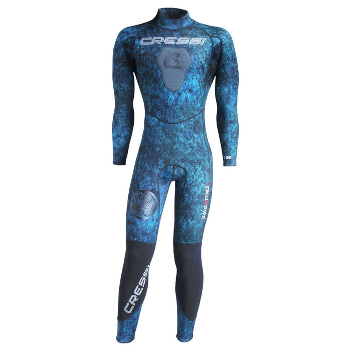 Full Wetsuit Tokugawa Man 3mm Blue-Camo M-3 Cressi LU490003