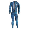 Full Wetsuit Tokugawa Man 3mm Blue-Camo L-4 Cressi LU490004