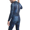 Full Wetsuit Tokugawa Man 3mm Blue-Camo L-4 Cressi LU490004