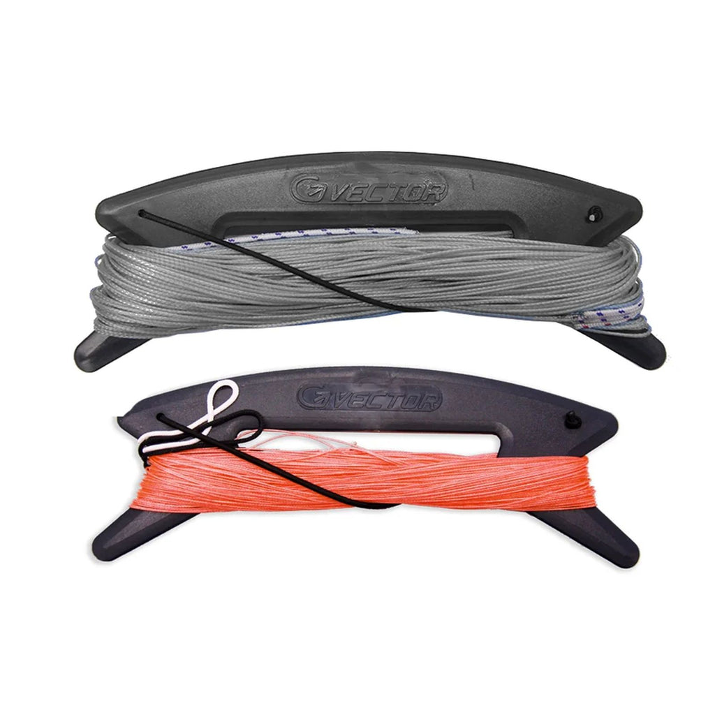 Lignes de kite Quad Pro Gris-Rouge 4x30m 170-75kg Vector LVQ30170