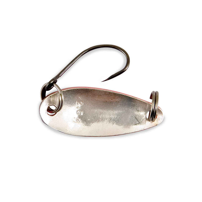 Esca Akira Trout Area Spoon Fluo Red Silver Glitter 3g Nomura NM46156230
