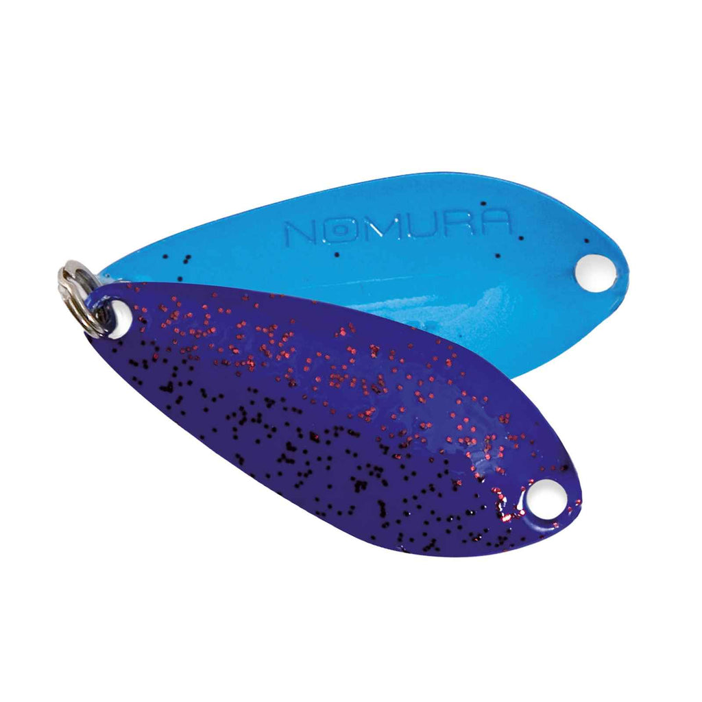 Cebo Aki Cucharilla Azul Eléctrico Brillantina Roja 2,30g Nomura NM46370823