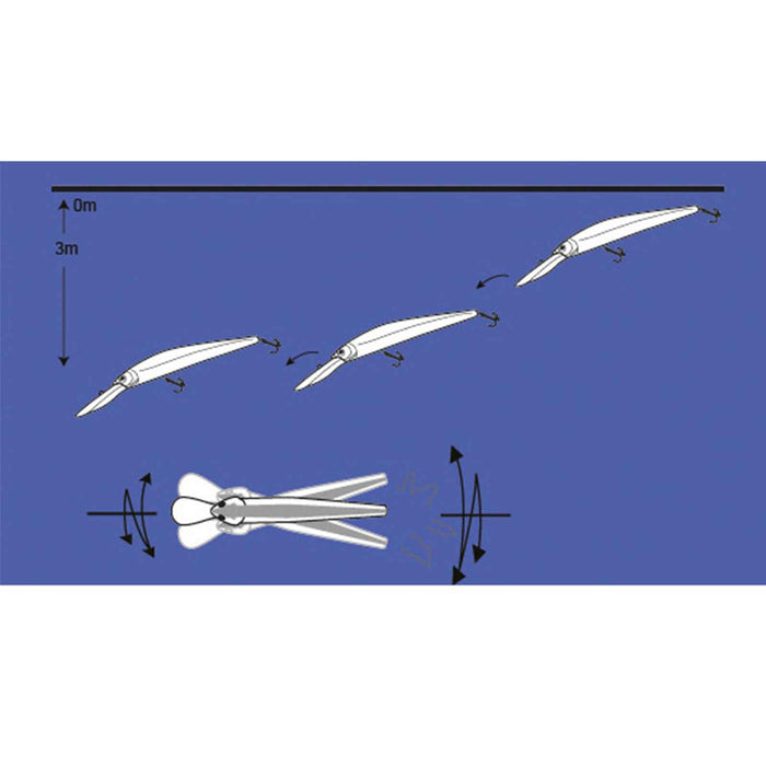 Lure Takuma Green Silver Pink 11cm 13g Nomura NM58804411