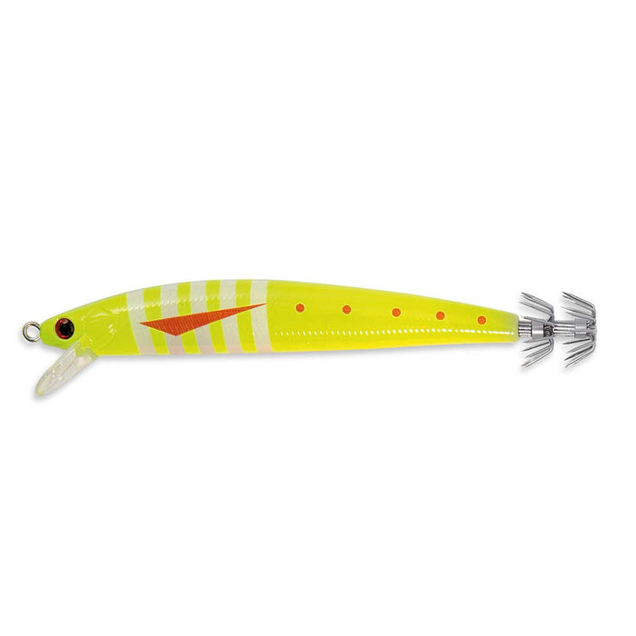 Lure Ika Calamari Fluo Yellow With Stripes 12cm 10g Nomura NM61599012