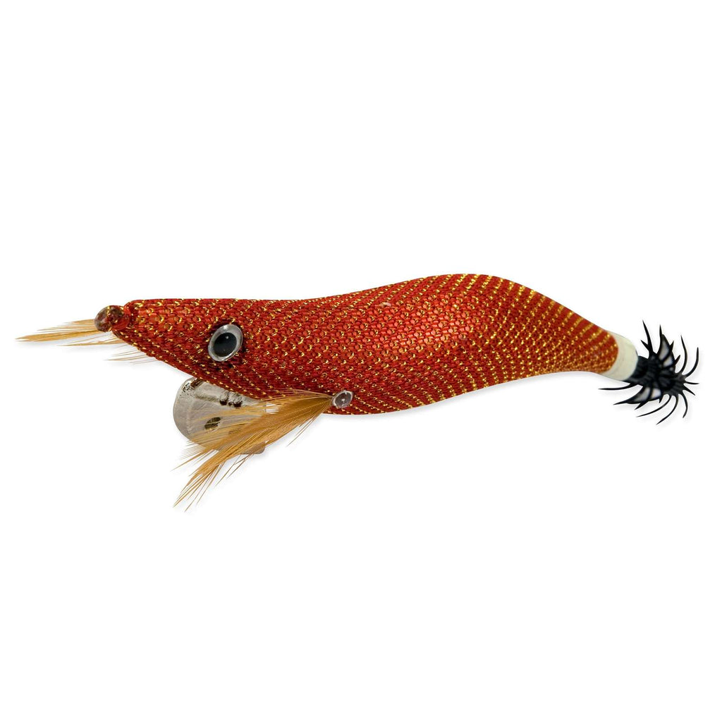 Lure Eging Sea Squid Jig Fluo Red Size 2,5 Nomura NM69990025