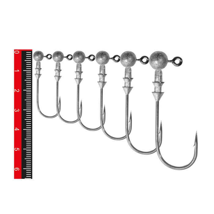 Cabeza de Jig con anzuelos 10g 4-0 Nomura NM90010040