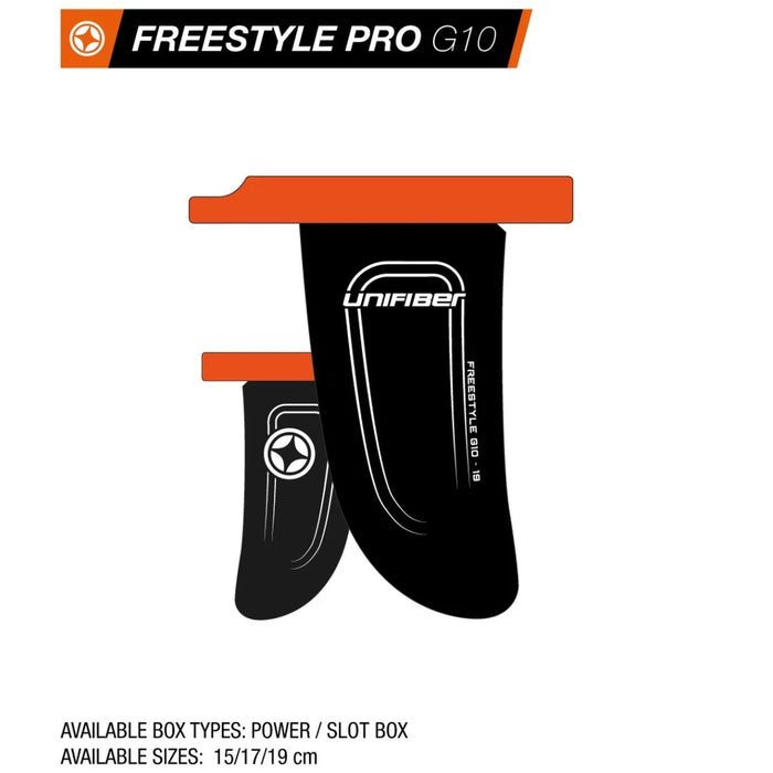 Slot Box Płetwa Freestyle PRO G10 15cm Unifiber UF035080150