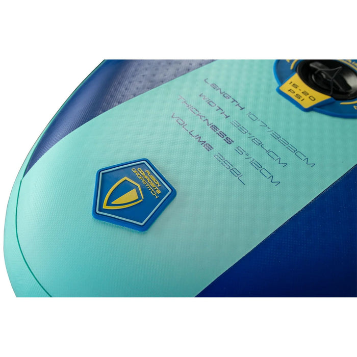 Planche iWindSup Oxygen 10'7" FCD avec leash Unifiber UF079411090