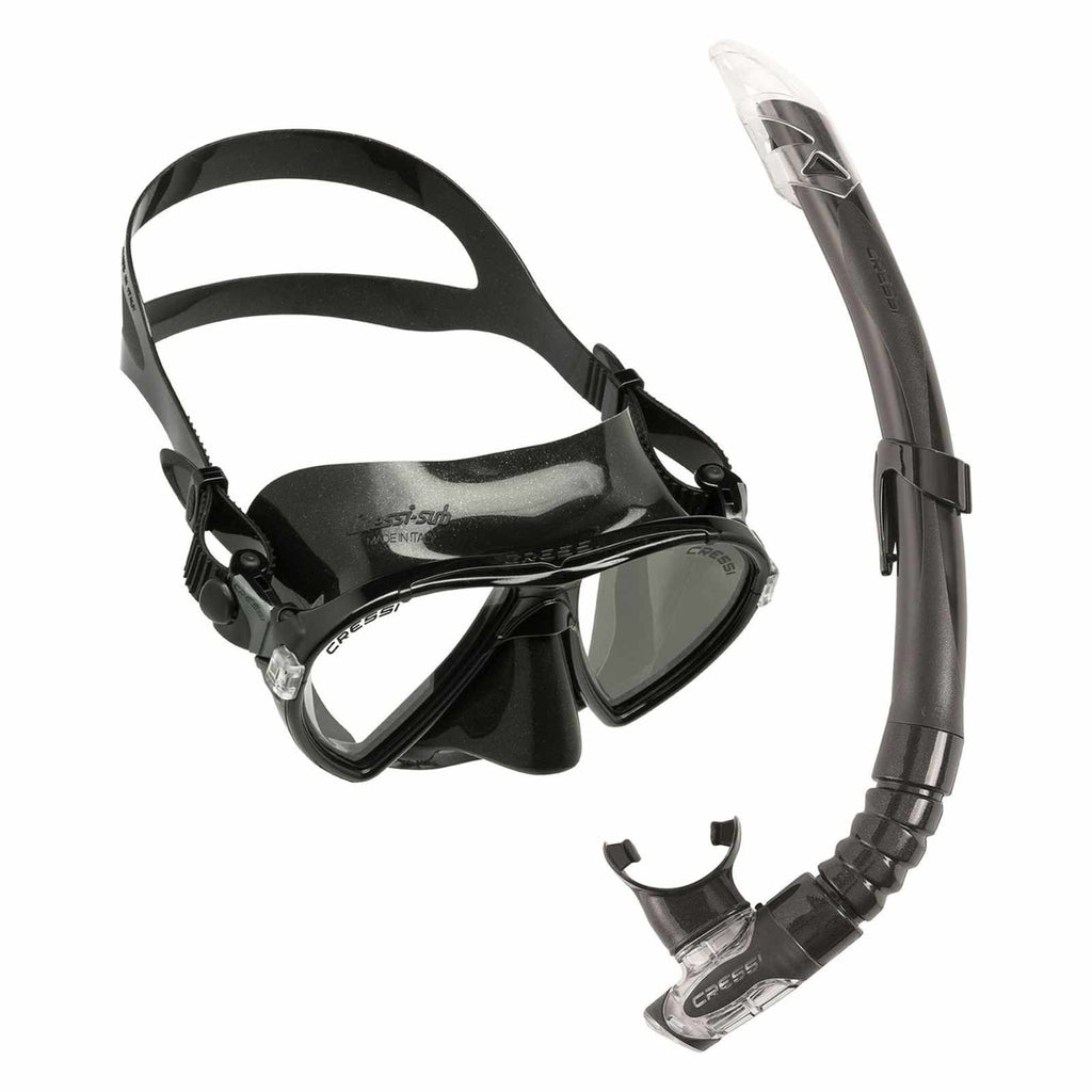 Snorkeling Kit Ocean Vip Dark-Black Cressi WDM1000125