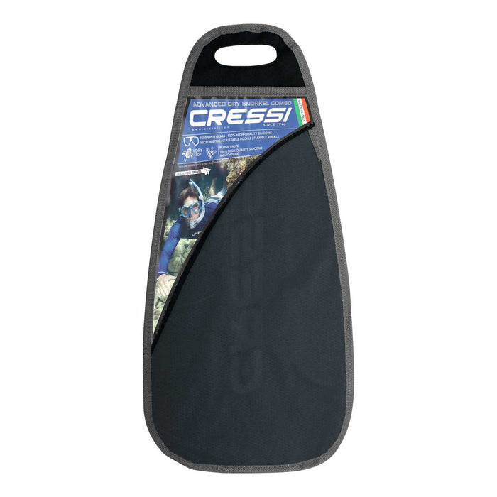 Snorkeling Kit Evo Big Eyes and Alpha Ultra Dry Dark-Blue Cressi WDS337520