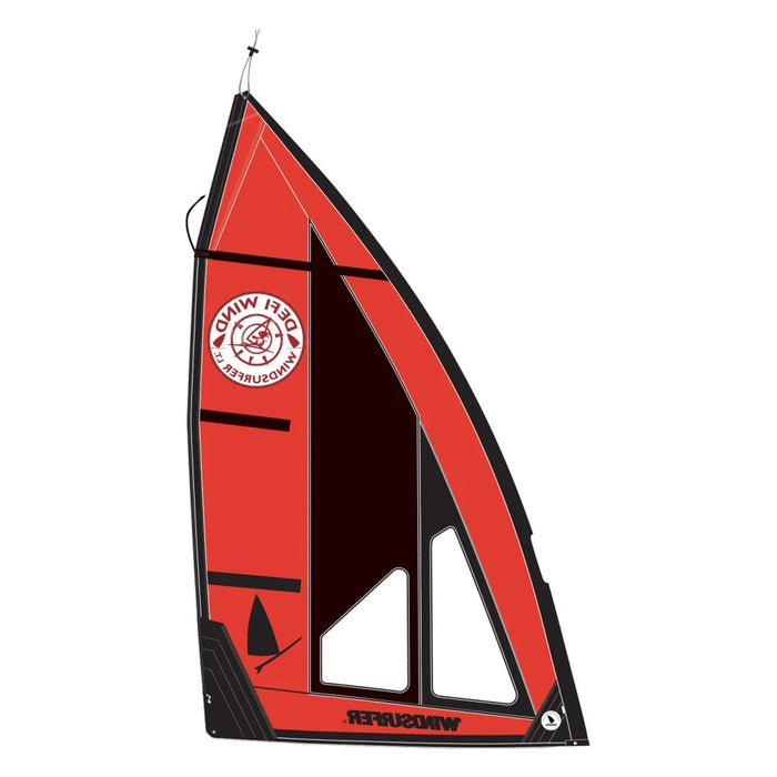Voile Défi Wind Windsurfer LT Rouge-Noir 5,0 Exocet WS010910400
