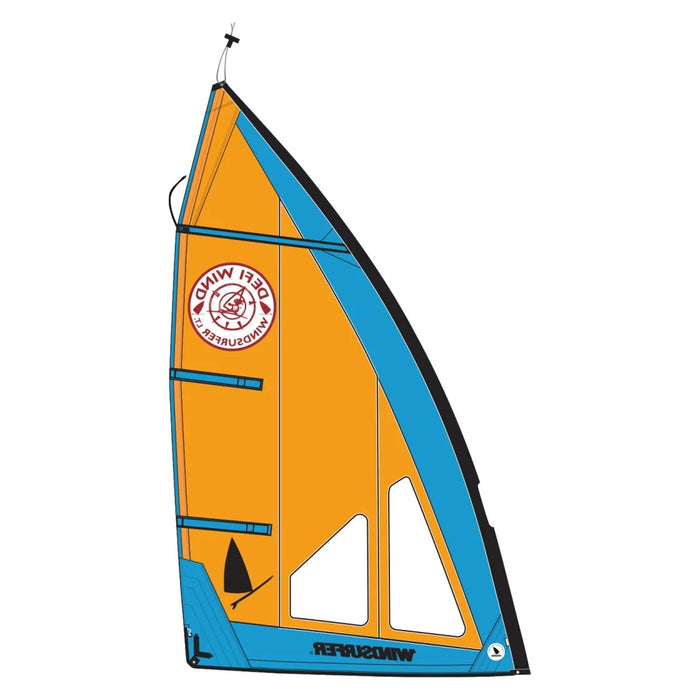 Voile Défi Wind Windsurfer LT Orange-Bleu marine 5,0 Exocet WS010910600