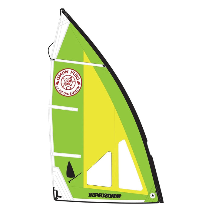 Voile Défi Wind Windsurfer LT Vert-Jaune 5,7 Exocet WS010910800