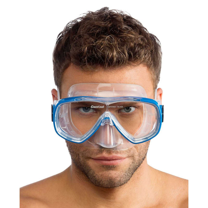 Snorkeling Kit Agua Blue EU 45-46-UK 10-11 Cressi XCA312045