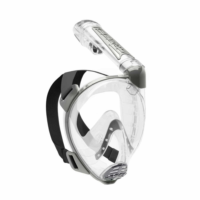 Snorkeling Full Face Mask Duke Transparent-Silver S-M Cressi XDT000000