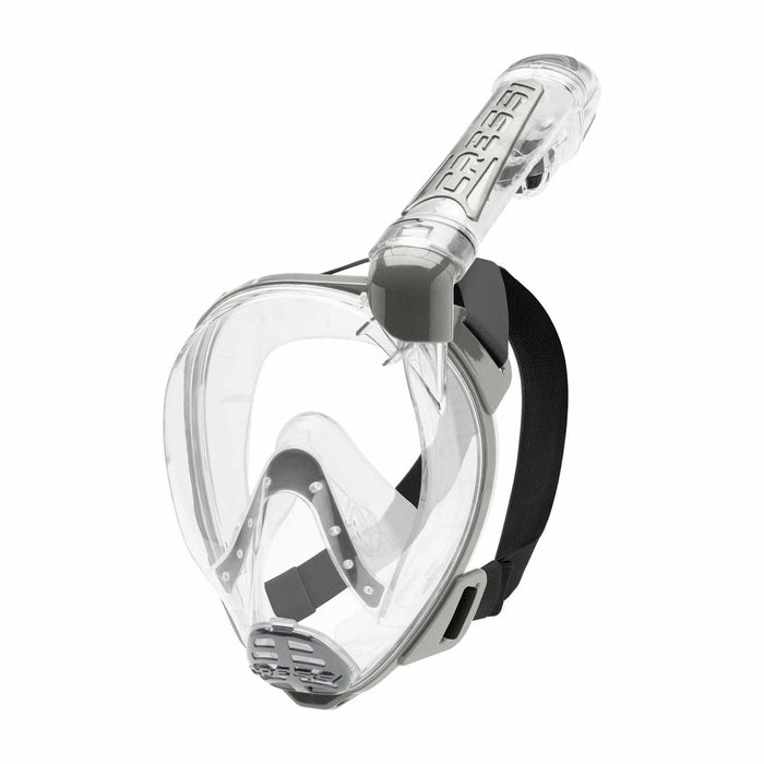Snorkeling Full Face Mask Duke Transparent-Silver S-M Cressi XDT000000