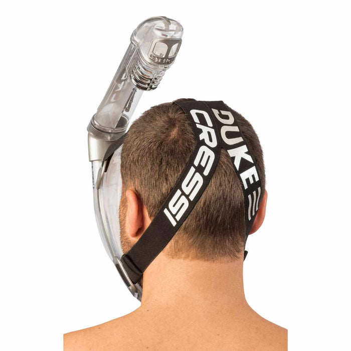Snorkeling Full Face Mask Duke Transparent-Silver S-M Cressi XDT000000