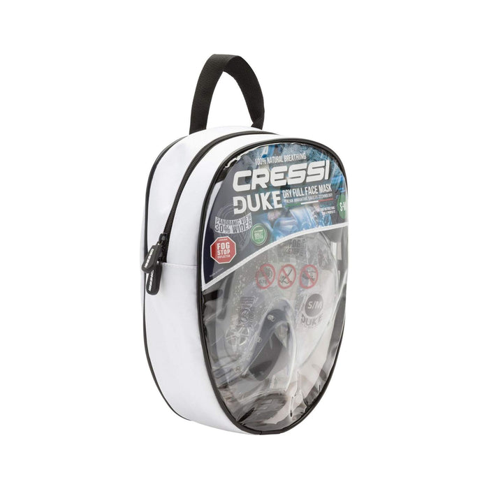 Snorkeling Full Face Mask Duke Transparent-Yellow S-M Cressi XDT000010