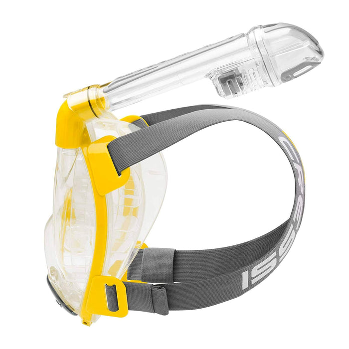 Snorkeling Full Face Mask Duke Transparent-Yellow S-M Cressi XDT000010