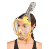 Snorkeling Full Face Mask Duke Transparent-Yellow S-M Cressi XDT000010