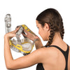 Snorkeling Full Face Mask Duke Transparent-Yellow S-M Cressi XDT000010