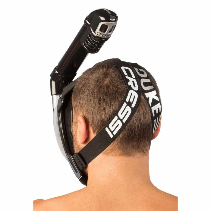 Snorkeling Full Face Mask Duke Dark-Black S-M Cressi XDT005050