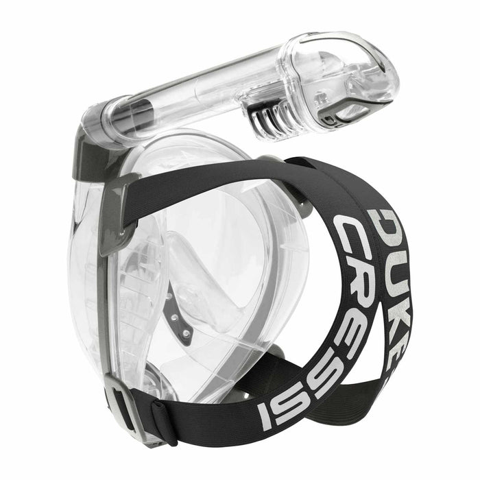 Snorkeling Full Face Mask Duke Transparent-Silver M-L Cressi XDT010000