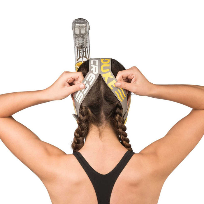 Snorkeling Full Face Mask Duke Transparent-Yellow M-L Cressi XDT010010