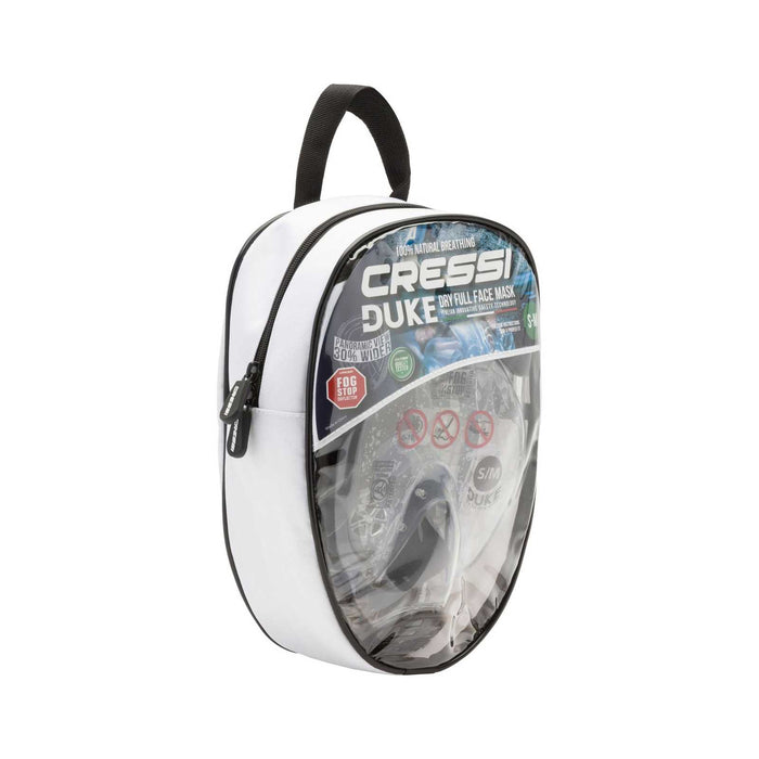 Snorkeling Full Face Mask Duke Transparent-Yellow M-L Cressi XDT010010