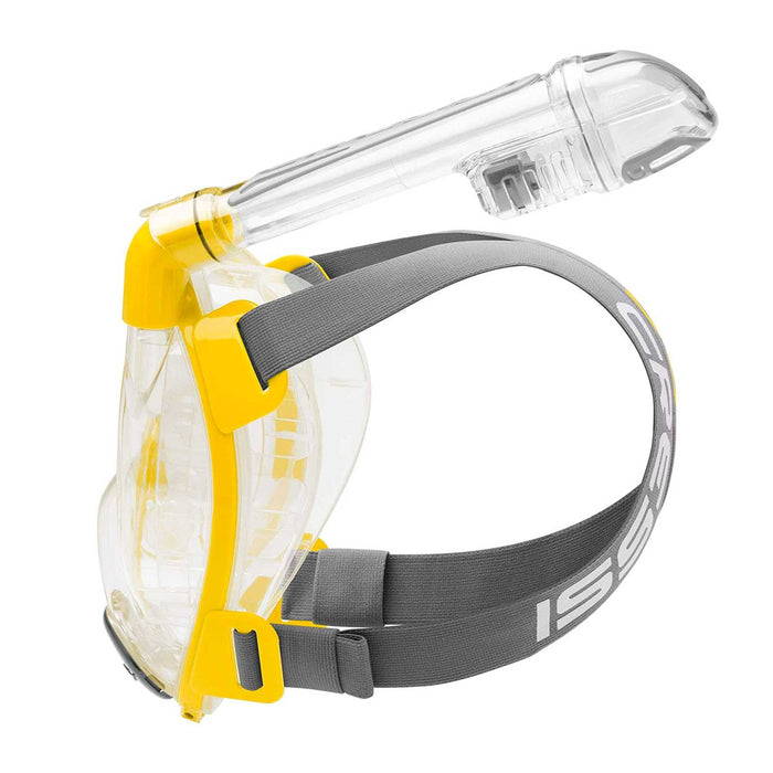 Snorkeling Full Face Mask Duke Transparent-Yellow M-L Cressi XDT010010