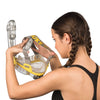 Snorkeling Full Face Mask Duke Transparent-Yellow M-L Cressi XDT010010