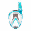 Masque de snorkeling à visage intégral Duke Transparent-Aquamarine M-L Cressi XDT010025