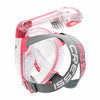 Snorkeling Full Face Mask Duke Transparent-Pink M-L Cressi XDT010040