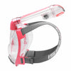 Snorkeling Full Face Mask Duke Transparent-Pink M-L Cressi XDT010040