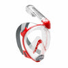 Snorkeling Full Face Mask Duke Transparent-Red M-L Cressi XDT010058