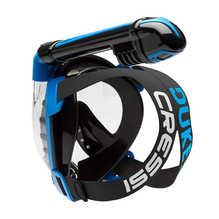 Snorkeling Full Face Mask Duke Dark-Blue M-L Cressi XDT015020