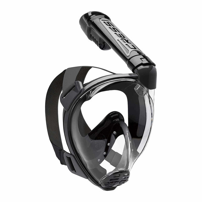 Snorkeling Full Face Mask Duke Dark-Black M-L Cressi XDT015050