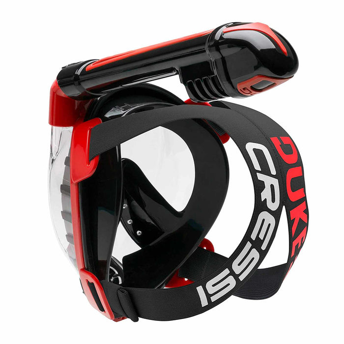 Snorkeling Full Face Mask Duke Dark-Red M-L Cressi XDT015058