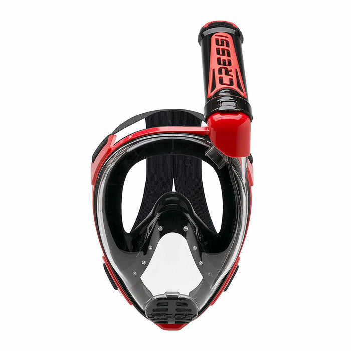 Snorkeling Full Face Mask Duke Dark-Red M-L Cressi XDT015058