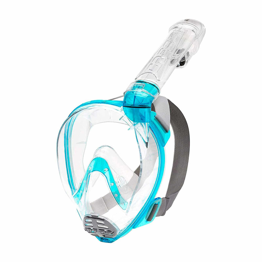Máscara de Buceo de Cara Completa Baron Transparente-Acuamarina M-L Cressi XDT030025