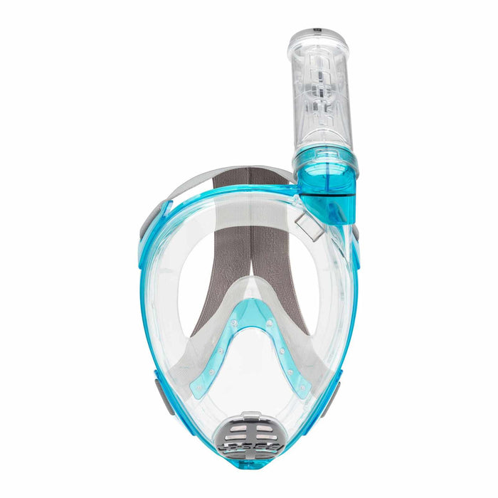 Máscara de Buceo de Cara Completa Baron Transparente-Acuamarina M-L Cressi XDT030025
