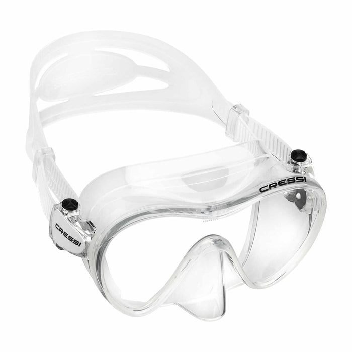 Máscara de snorkel de silicona F1 Transparente Cressi ZDN281000
