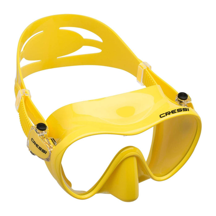 Máscara de snorkel de silicona F1 Amarillo Cressi ZDN281010