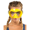 Máscara de snorkel de silicona F1 Amarillo Cressi ZDN281010