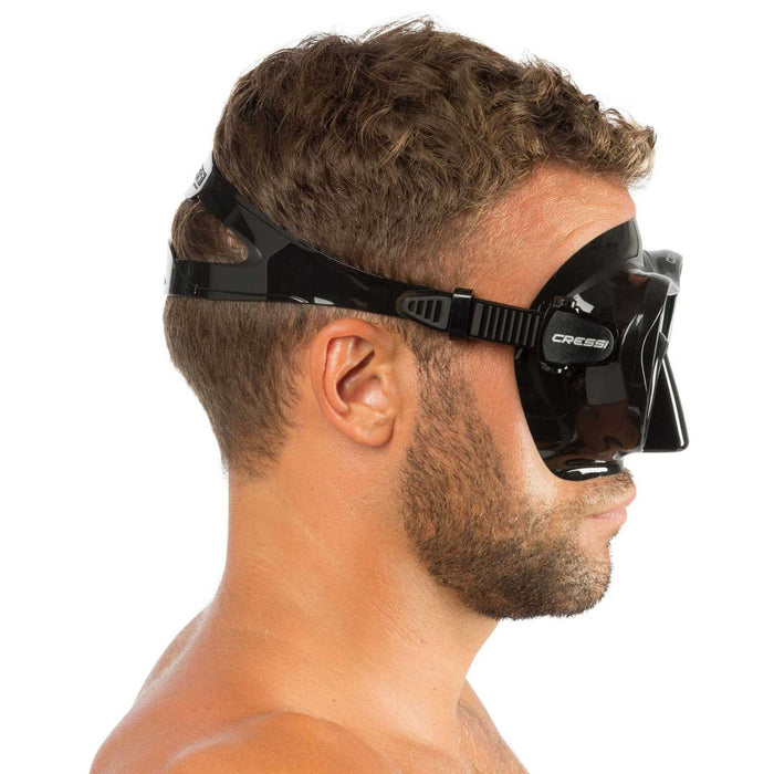 Máscara de Snorkel de Silicona F1 Oscura Cressi ZDN282000